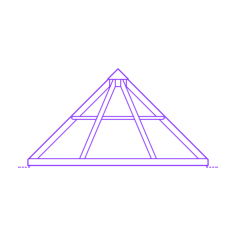 Buildings Skylights Octagon 45 Degree Line Art Svg Vector, Free Vectors File